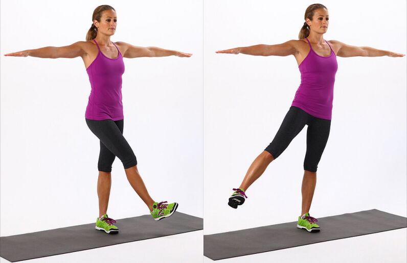 Ефективно опрацювати м'язи стегон допоможуть махи ногами
